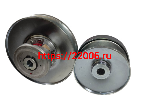 Вариатор TAV2 40, на вал 19, в комплекте 2 шкива, КЛИНОВОЙ (вариатор-19.05мм, ведомый диск- 16.05мм) фото 4 Вариатор TAV2 40, на вал 19, в комплекте 2 шкива, КЛИНОВОЙ (вариатор-19.05мм, ведомый диск- 16.05мм) фото 4
