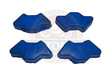 Муфта задней звезды  Альфа, Дельта, Zodiak, Нитро УСИЛЕННАЯ, СИНЯЯ (компл 4шт.) Россия!