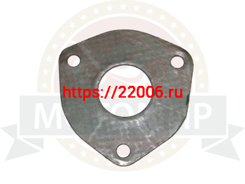 Прокладка колена глушителя GY6-50/150 (треугольная) метало-асбестовая Прокладка колена глушителя GY6-50/150 (треугольная) метало-асбестовая