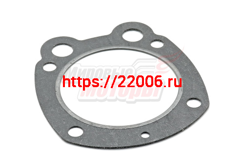 Прокладка Урал головки (ОБВАЛЬЦОВАННАЯ метал.кольцом,армированная,ПКД 1мм Россия