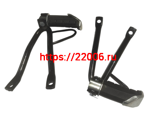 Подножка пассажира CORSAR 250 (левая+правая) в сборе с кронштейном (пар) (18,19)