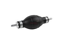 Груша средняя в сборе с 2 клапанами МЕТАЛЛ резиновая штуцер 6 мм (ТАЙВАНЬ)