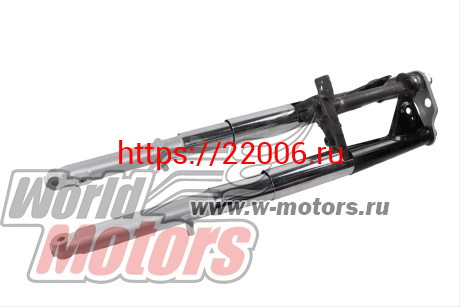 Вилка телескопическая Delta, Zodiak, ОВ-70 передняя (диаметр амортиз.трубы 25 мм, под ось d10) Вилка телескопическая Delta, Zodiak, ОВ-70 передняя (диаметр амортиз.трубы 25 мм, под ось d10)