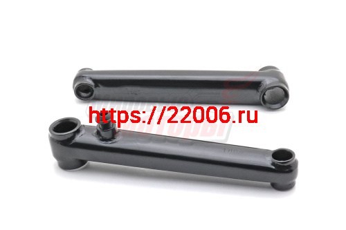 Шатуны BMX 3-х компонентные KENLI KL-8800S  полые,ф28,6mm, мелкий шлиц, сплав CrMO, L-170mm, 48T-19mm, резьба 9/16"