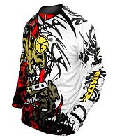 Футболка для мотокросса (Джерси) T117 красная (L) Scoyco