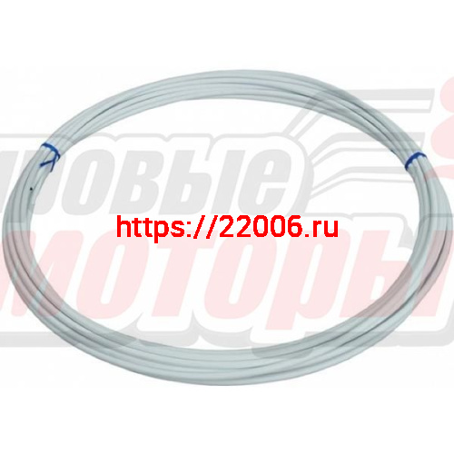 Оплетка троса тормоза Вело 5мм (метражом) Белая Оплетка троса тормоза Вело 5мм (метражом) Белая