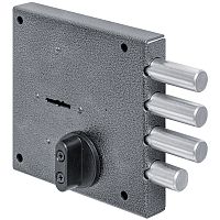 Замок kerberos (KERBEROS) накладной сувальдный с задвижкой 111.11.043, 5 кл.