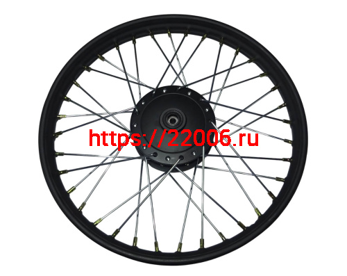 Обод 18" передний спицы, барабан. тормоз 1,4-18 COLT SCRAMBLER (НАБОР) Обод 18" передний спицы, барабан. тормоз 1,4-18 COLT SCRAMBLER (НАБОР)