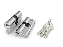Цилиндровый Fuaro (Фуаро) механизм (100 CA/62) 1000CAKey62(26+10+26) CP хром 3Key