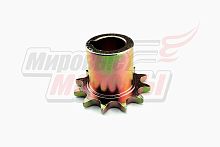 Звезда ведущая 12z мотобуксировщика "Север" (d=25мм, шаг 15,875, шпонка 8мм) цинк