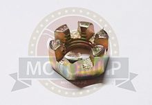 Гайка М10*1.25мм, корончатая под шплинт на рулевую тягу ATV (НАБОР)