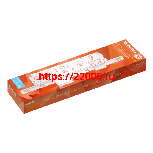 Корпус Fuaro (Фуаро) узкопрофильного замка с роликовой защелкой PROF155-30 (155-30) CP хром фото 2