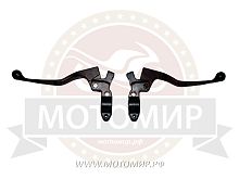 Рычаги тормоза/сцепления Урал с кронштейном, металич., пара