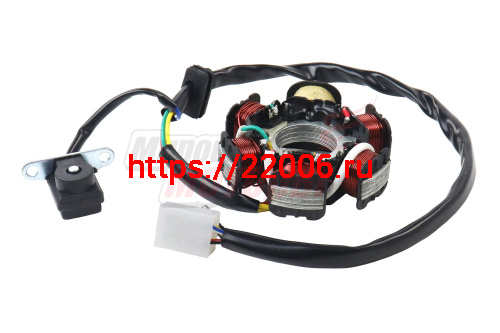 Зажигание Alpha Horse голое (6 катушек, 5 провод, разъёмы: 4+1) (для электрост. двигателей) Зажигание Alpha Horse голое (6 катушек, 5 провод, разъёмы: 4+1) (для электрост. двигателей)