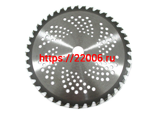 Нож для триммера BR-T430-40T 255*1.4мм 40-зубов (с победитовыми напайками)