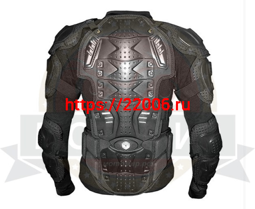 Защита тела мото SCOYCO AM02-2 - "черепаха", черная, р-р 2XL фото 2