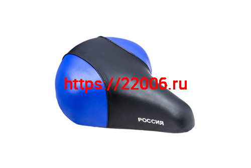 Седло широкое две цветные вставки по бокам с пружинами 270*230 стикер Россия Седло широкое две цветные вставки по бокам с пружинами 270*230 стикер Россия
