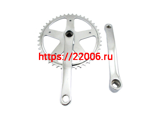 Комплект шатунов под квадрат 44 зуба 165 мм Комплект шатунов под квадрат 44 зуба 165 мм