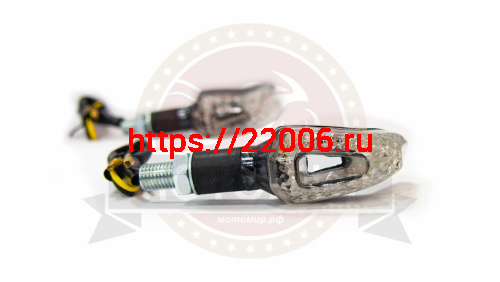 Боковой фонарь (LED) Мини 13  Перец Карбон (компл. - 1 пар)