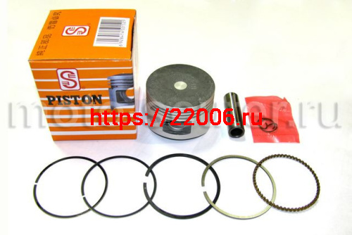 Поршень в сборе двигателя SEE 139FMB 110сс std. 52.4мм стандартный