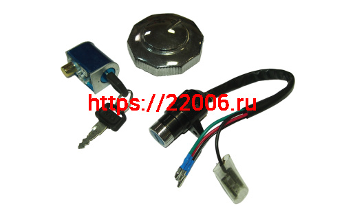 Крышка бензобака Альфа (Граненыч) с замком, хром (+замкок зажигания+ противоугон.) (компл.) Крышка бензобака Альфа (Граненыч) с замком, хром (+замкок зажигания+ противоугон.) (компл.)