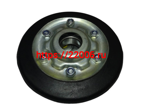 Каток Буран в сборе с подшипником (обод катка +2-е щеки + подшипник + болты и гайки)