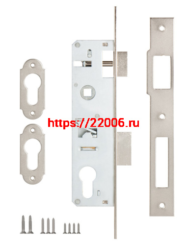 Корпус Kale kilit (Кале килит) узкопрофильного замка с защёлкой 153 (30 mm) w/b (никель) фото 2 Корпус Kale kilit (Кале килит) узкопрофильного замка с защёлкой 153 (30 mm) w/b (никель) фото 2