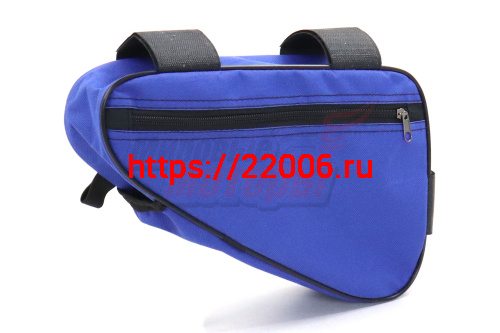 Сумка Вело на раму (29*19*8) (Оксфорд-синяя) 1карман +карман для насоса Сумка Вело на раму (29*19*8) (Оксфорд-синяя) 1карман +карман для насоса