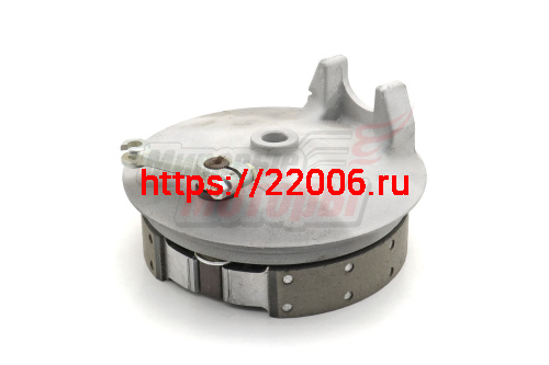 Барабан тормозной передний Восход в сборе с тормозными колодками (реставр.)