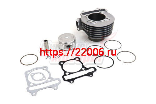 Поршневая в сборе Скутер 4х такт.(цил,порш,кольца,палец) 190см3, 63,0мм, H90, p15*48mm 157QMJ Поршневая в сборе Скутер 4х такт.(цил,порш,кольца,палец) 190см3, 63,0мм, H90, p15*48mm 157QMJ