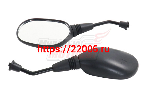 Зеркала (017) пласт. d=10 (в уп. 50 пар)