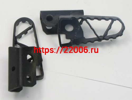 Подножка водителя Fighter125 правая, в сборе (палец, пружина) Подножка водителя Fighter125 правая, в сборе (палец, пружина)