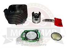 Поршневая группа 2х такт скутер 1E40QMB (Stels QJ65) 65 см3 , 44 мм (палец 12 мм) (Yamaha)