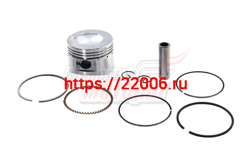 Поршень 52,40 мм 4 такт. Alpha, Delta, Zodiak, ОВ-70 (110 см3) ( + кольца, палец, стопорн. кольца)