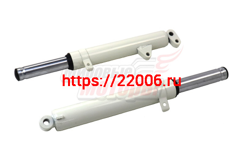 Перо вилки L-380, D-40, d-28 Honda DIO AF18/27 (ПАРА) (дисковый тормоз) Перо вилки L-380, D-40, d-28 Honda DIO AF18/27 (ПАРА) (дисковый тормоз)